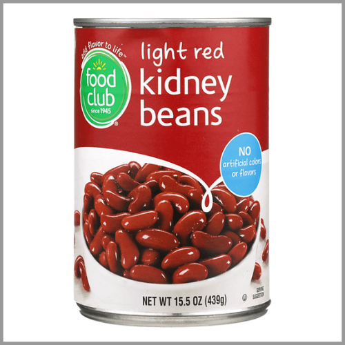 Food Club Kidney Beans Light Red 15.5oz