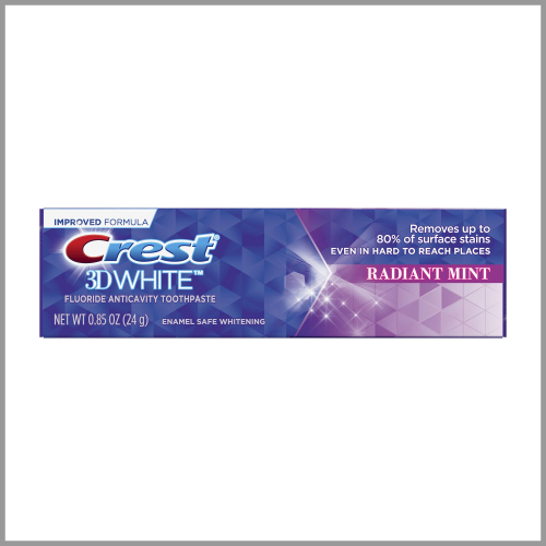 Crest Toothpaste 3D White Radiant Mint 0.85oz