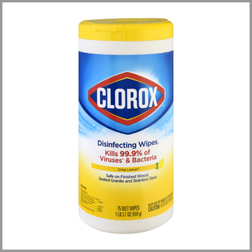 Clorox Wipes Crisp Lemon 75ct