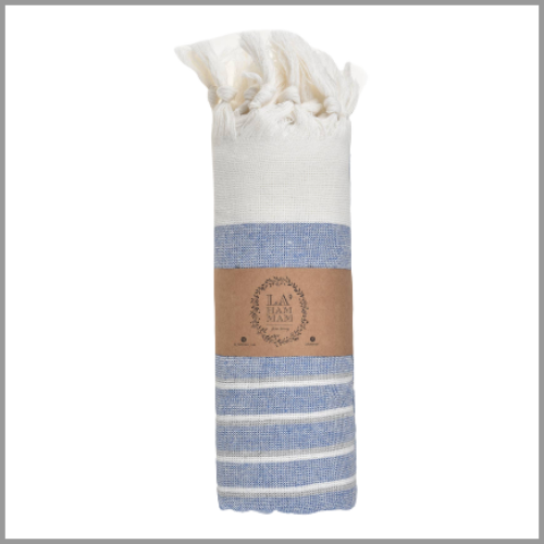 Eftelia Peshtemal Pure Cotton Beach Towel Blue 1ct
