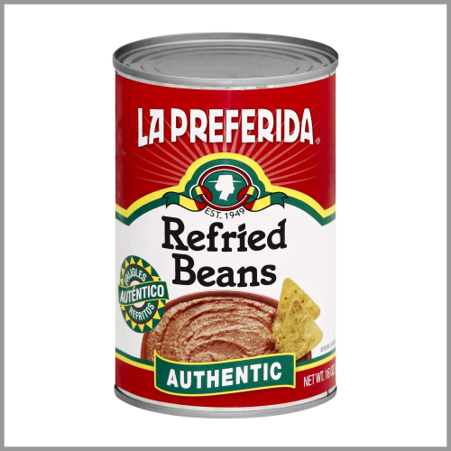 La Preferida Refried Beans Authentic 16oz