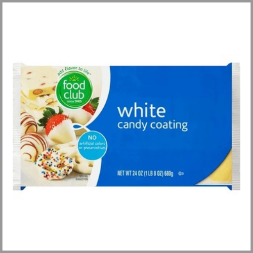 Food Club Candy Coating White 24oz