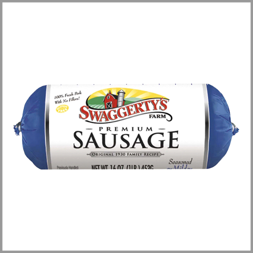 Swaggertys Premium Sausage Roll Mild 1lb
