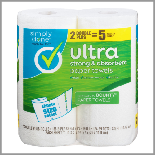 Simply Done Paper Towel Ultra Strong 2pk