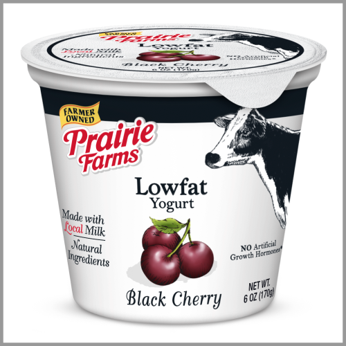 Prairie Farms Yogurt Lowfat Black Cherry 6oz