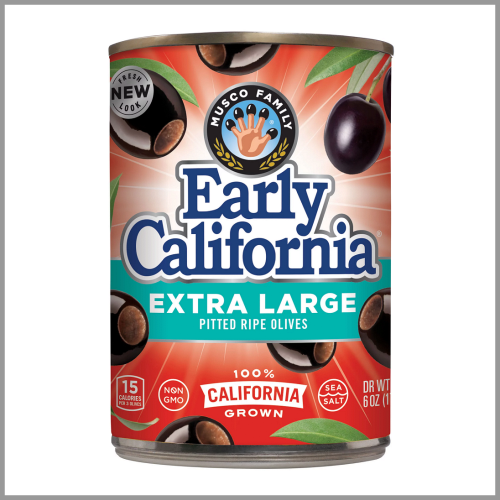 Musco Family Olives Early California Pitted Ripe XL 6oz