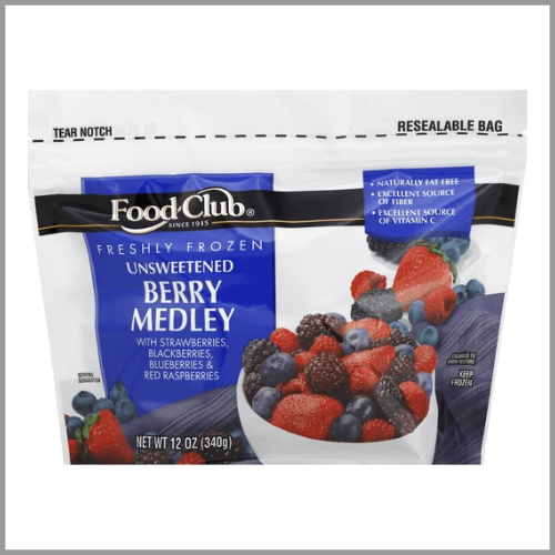 Food Club Frozen Berry Medley 12oz
