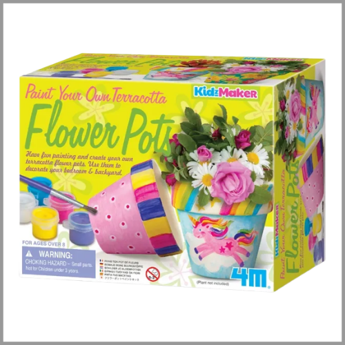 Toysmith 4M Paint Your Own Flower Pots 2pk