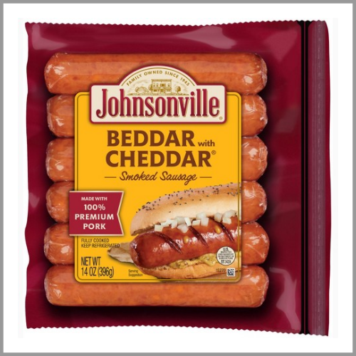 Johnsonville Beddar with Cheddar Smoked Sausage 14oz