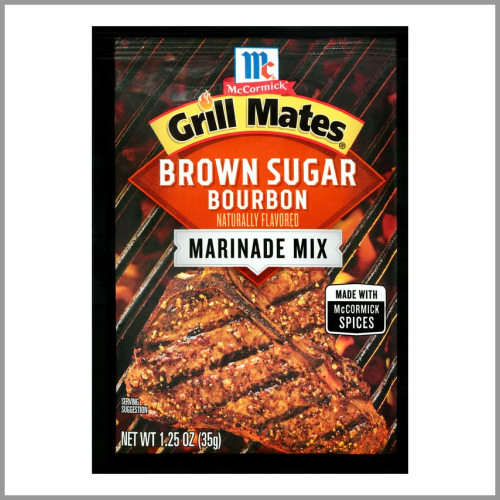 McCormick Grill Mates Marinade Mix Brown Sugar Bourbon 1.25oz