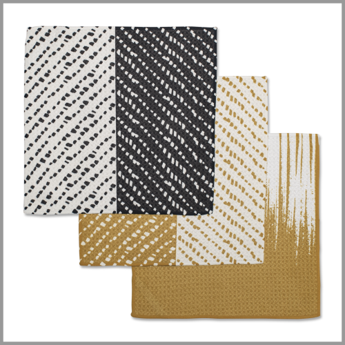 Geometry Kitchen  Dish Cloth This and That 3pk