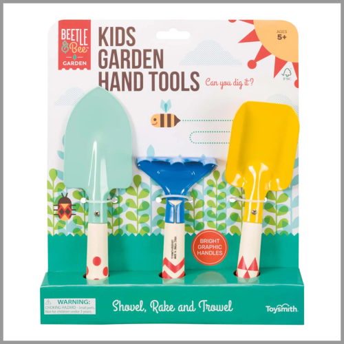 Toysmith Beetle and Bee Kids Garden Hand Tools 3pk
