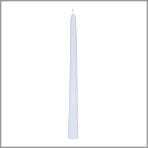 Taper Candle White Unscented 10in 1ea