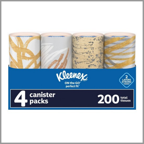 Kleenex Tissues Perfect Fit 50ct 4pk