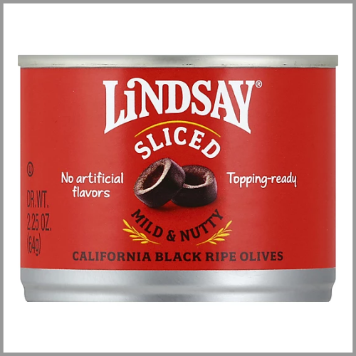 Lindsay Olives Black Sliced 2.25oz