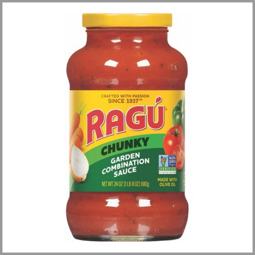 Ragu Chunky Sauce Garden Combination 24oz