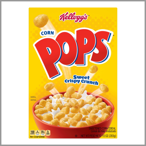 Kelloggs Cereal Corn Pops 10oz