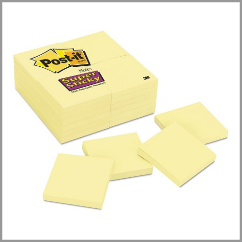 Post It Notes 3x3in 90sheets/pad 24pk