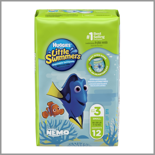Huggies Little Swimmers Swimpants Finding Nemo Size 3 12pk