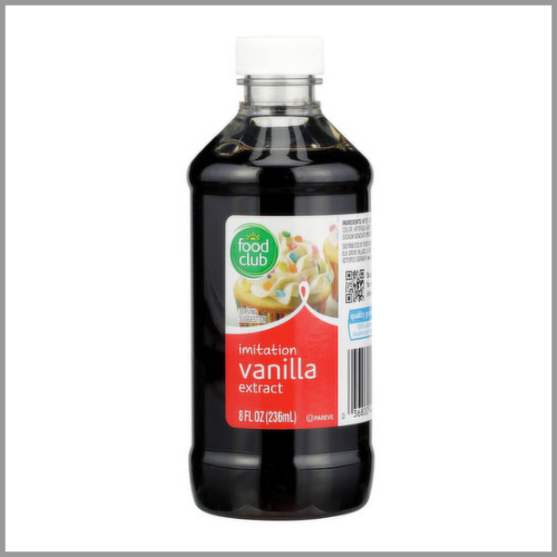 Food Club Imitation Vanilla Extract 8oz