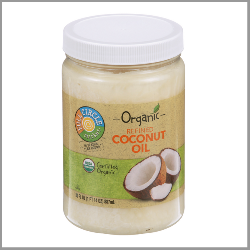 Full Circle Coconut Oil Organic Refined 30oz