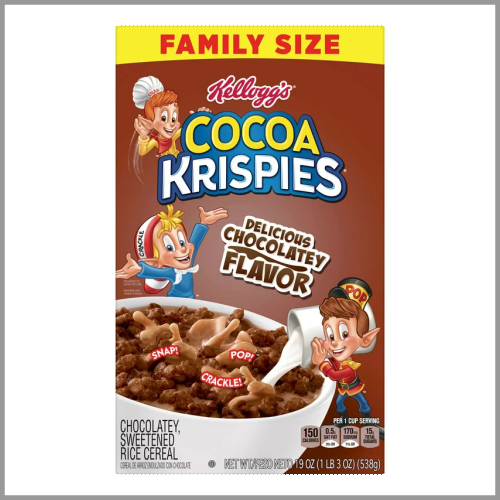 Kelloggs Cereal Cocoa Krispies 19oz