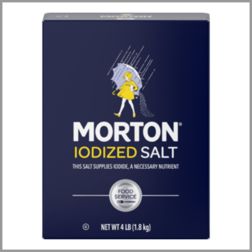 Morton Iodized Salt 4lbs