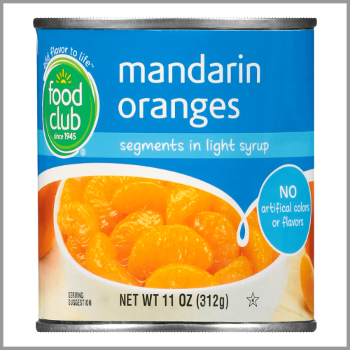 Food Club Mandarin Oranges 11oz