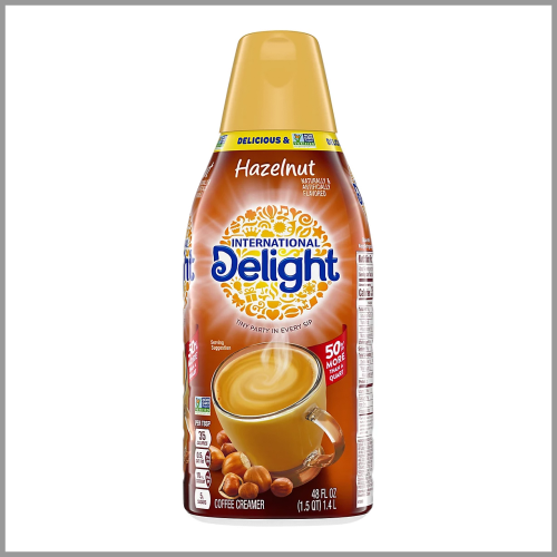 International Delight Coffee Creamer Hazelnut 48oz