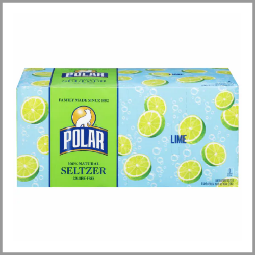 Polar Seltzer Lime 8pk