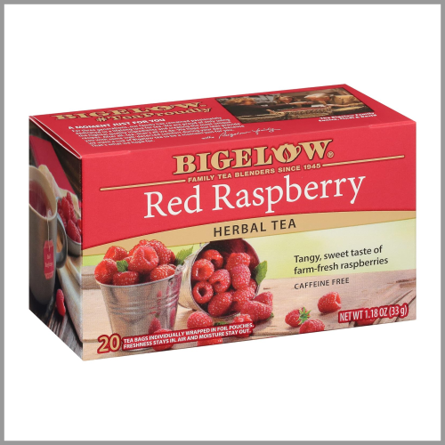 Bigelow Herbal Tea Red Raspberry 1.18oz 20pk