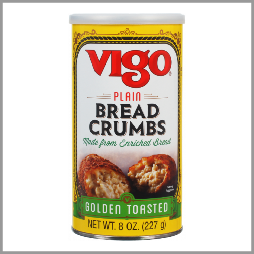 Vigo Plain Golden Toasted Bread Crumbs 8oz
