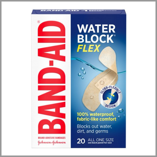 BAND-AID Bandages Water Block Flex All One Size 20ct