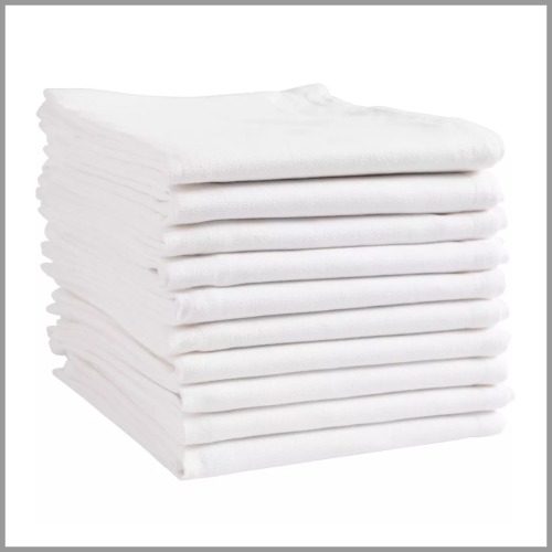 KAF Home Kitchen Towel Plain Weave White 1ea