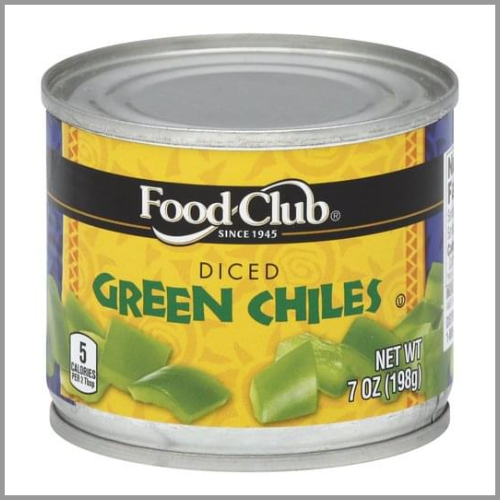 Food Club Diced Green Chilies 7oz