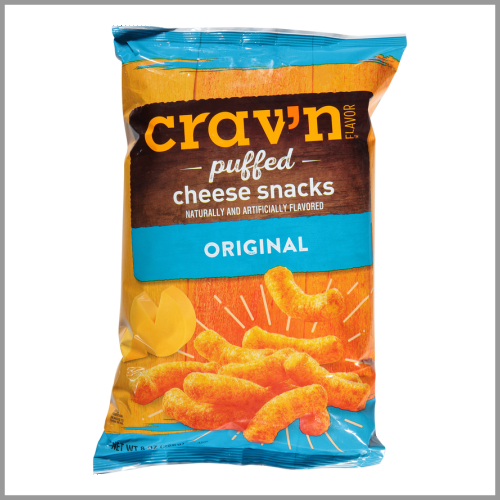 Cravn Puffed Cheese Snacks Original 8oz