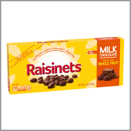 Raisinets California Raisins Covered in Chocolate 3.1oz
