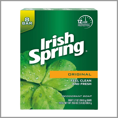 Irish Spring Bar Soap Original 3.7oz 8pk