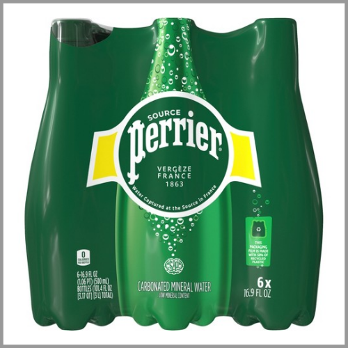 Perrier Carbonated Mineral Water 16.9floz 6pk
