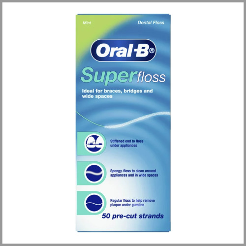 Oral-B Super Floss Pre Cut Strands 50pk