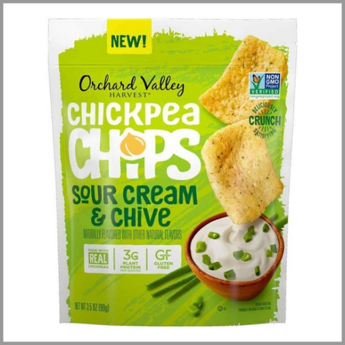 Orchard Valley Harvest Chickpea Chips Sour Cream and Chives 3.5oz