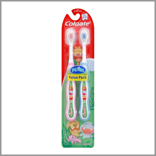 Colgate My First Baby and Toddler Toothbrush Extra Soft 2ct