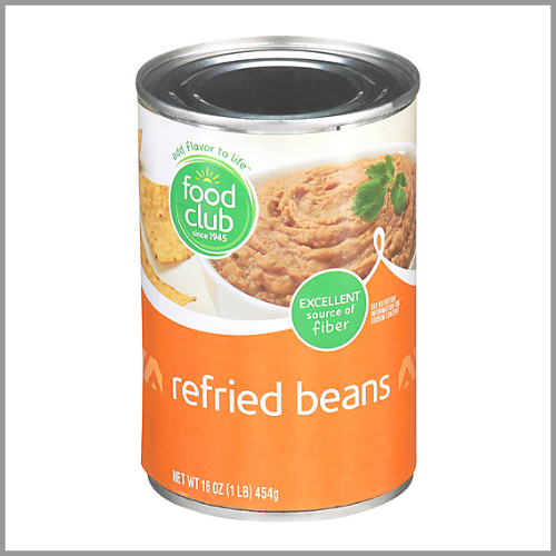 Food Club Refried Beans 16oz