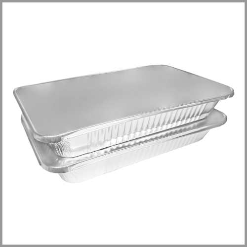 Aluminum Foil Pan Shallow with Lid 4.5x7 10pk