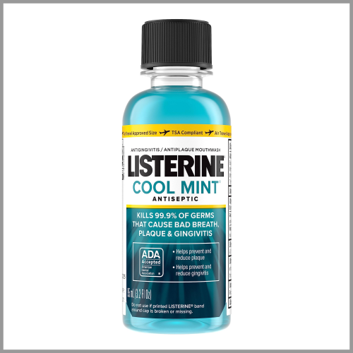 Listerine Mouthwash Antiseptic Cool Mint 3.2oz