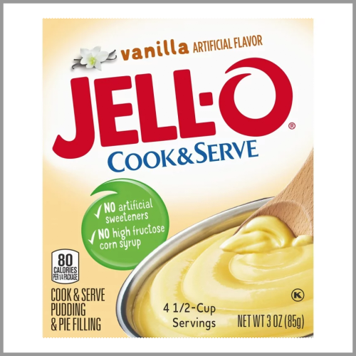 Jell-O Pudding Cook & Serve Vanilla 3oz