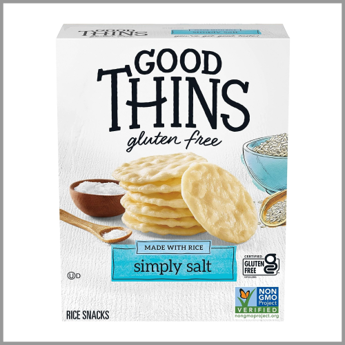 Good Thins Rice Snacks Gluten Free Simply Salt 3.5 oz