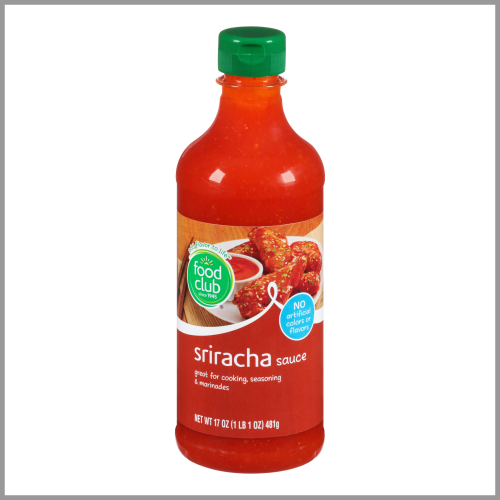 Food Club Sriracha Sauce 17oz