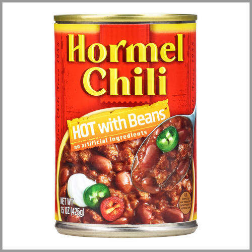 Hormel Chili Hot with Beans 15oz