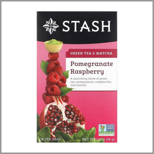 Stash Green Tea Pomegranate Raspberry 18ct